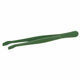 Bochem pince pour couvre objet - courbe, pointes plate 6mm, enduit PTFE - 105mm
