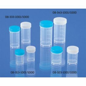 Conteneur à sputum 35ml PP + bouchon à vis