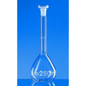 Fiole jaugée(B) - 50ml + bouchon en PP