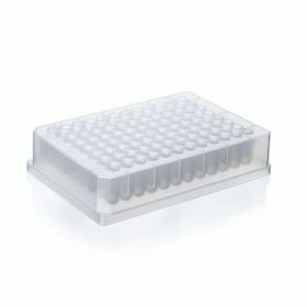 Deep well plate, 96-puits, 1,1ml, PP, fond rond