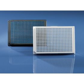 Plaq. 384-p. pureGrade S PS f.tr./blanc "F" 120µl