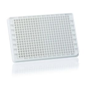 Plaq. 384-p. immunoGrade PS transparent "F" 100µl
