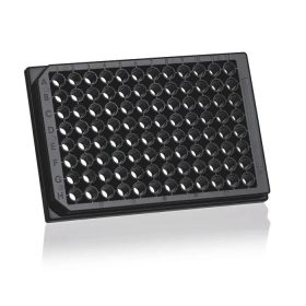 Plaq. 96-p. cellGrade PS fond transparent/noir "F" 330µl