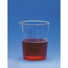 Bécher forme basse Brand, PMP, 250ml, graduation bleue