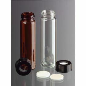 fioles 40ml verre clair avec pas de vis