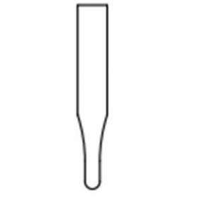Insert en verre 100µl 5x30mm pour échantillonneur automatique fiole