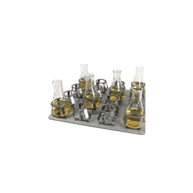 Biosan P-16/250 Plate-forme: 16  pinces pour erlenmeyer 250-300ml