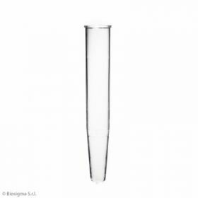 Tubes à essai 16x100 mm, 10 ml, coniques en polystyrène, gradués à 0,5 / 1 / 2,5 / 5/10 ml