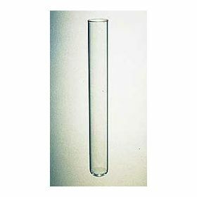 Tube en verre fond rond 16x100 mm