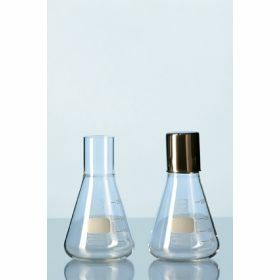 Duran® Erlenmeyer flacon à culture avec col droit pour capuchon en métal - 200ml