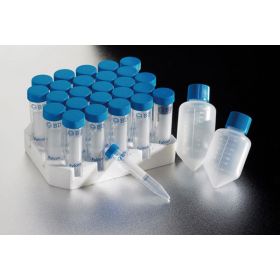 Tube conique Falcon PP 225ml avec cape bleue 61x137mm