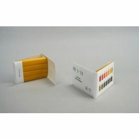Livret: 100 x bandelettes indicatrices universelles pH 0,0-10,0