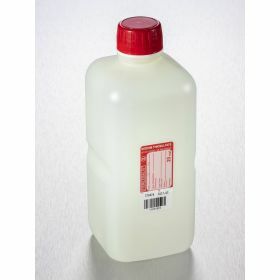 Flacon 1000ml  PEHD avec thiosulfate de sodium 20mg/l,STG, cape à vis  joint cuvette