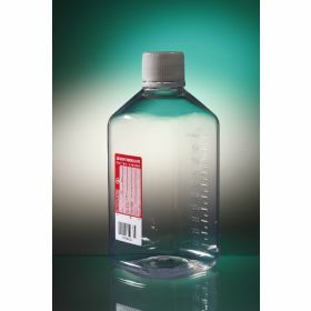 Flacon 1000ml PET octogonal avec thiosulfate de sodium 20mg/l, cape à vis inviolable avec lèvre rentrante