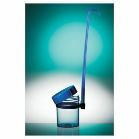 Pot à anse amovible 180ml PP BLEU, stérile/1