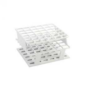 Portoir OneRack pour 20 tubes de 10-18 ml, POM, 20 mm, blanc