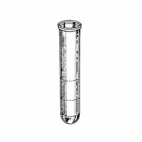 Tube fond rond 75x16mm PP grad.