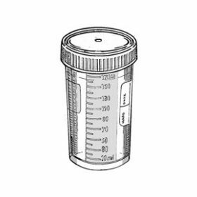 Conteneur 200ml PP + cape-à-vis