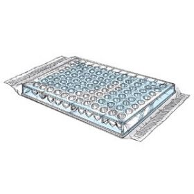Plaque de microtitration PS, fond-V