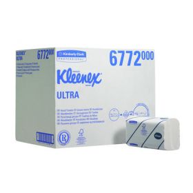 Essuie-mains Kleenex Ultra, enchevêtrés, 2-plis, 41.5 x 21.5cm