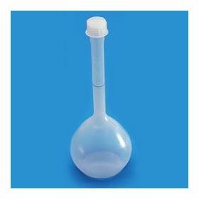 LPI Ballon en polypropylène avec bouchon à vis en PP GL18, jaugée, 100ml