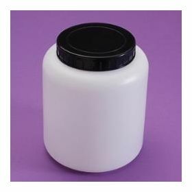 Pot rond HDPE 1000ml topette + càv noire