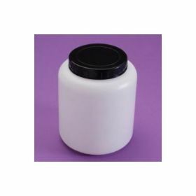 Pot rond HDPE 2000ml topette + càv noire