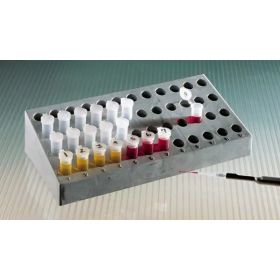 Portoir à microtubes pour 48 microtubes de 0,5 ml ou 0,65 ml
