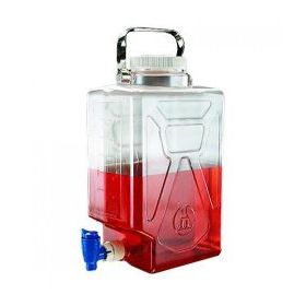 Nalgene™ carboy (bonbonne rectangulaire) PC 9L+ robinet