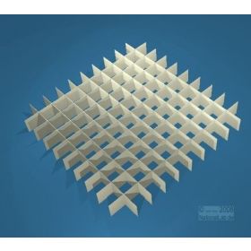 Séparateurs Alpha pour 10x10 pl, H15mm, pour tubes jusque D12.5mm