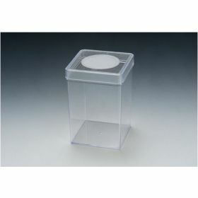 SPL conteneur d'insectes carré PS ventilation en cape 72x72x100mm