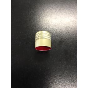 Bouchon à vis aluminium pour tube de culture 16 mm