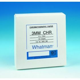 Papier buvard Whatman 3MM Chr, feuilles 15 × 17,5 cm