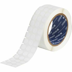 Rouleau: 3000 étiquettes blanc nylon d12,07mm tht-144-499-3