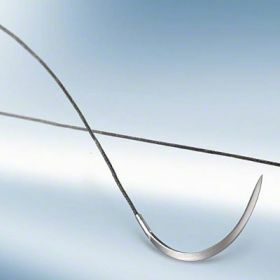 Chirurg.fil de suture, SILKAM 5/0 DS16-45cm