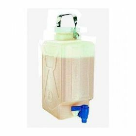 Nalgene™ carboy (bonbonne rectangulaire) PEHD 20L + robinet