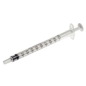 Seringue Plastipak 1 ml 3 pièces, luer, centré