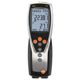 Testo 735-2 thermomètre, 3 canaux incl. accessoires