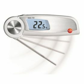 Testo 104 Thermomètre de pénétration imperméable avec sonde pliable, 250°C