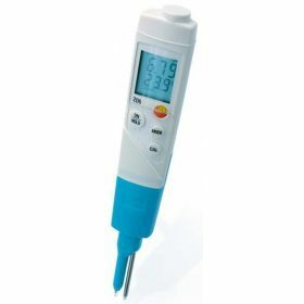 Testo 206-pH2 kit - Appareil de mesure du pH et de la température dans les milieux semi-solides, 60°C/14pH