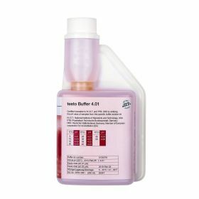 Testo Solution tampon pH 4.01 en flacon doseur (250 ml)