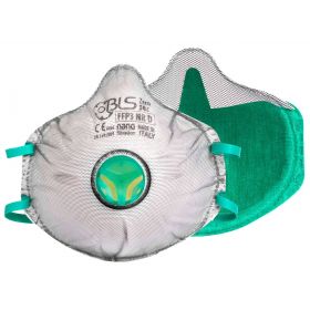 BLS Zer0 30C masque coqué  FFP3 Nano - valve - joint partiel - charbon actif