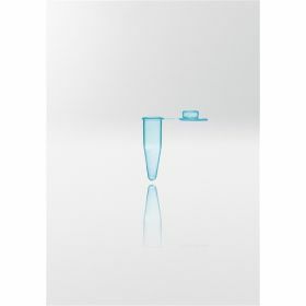 microtube 0.2ml thin wall flatcap, bleu