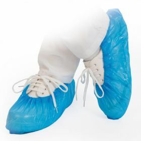 Couvre-chaussure CPE 41cm détectable bleu DTECT