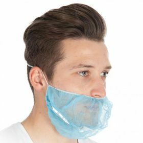 Barbe masque PP non tissé détectable bleu DTECT