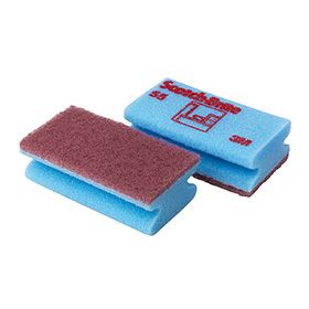 Eponge Scotch-Brite cleaning 55 bleu/rouge