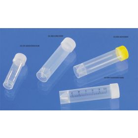 Conteneur PP 30ml 25x107mm - graduation + bouchon PEHD à vis inclus