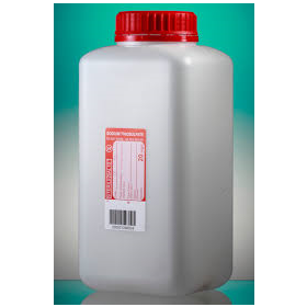 Flacon 2000ml  PEHD avec thiosulfate de sodium 20mg/l, stérile, cape à vis inviolable jointée