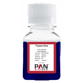 Bleu Trypan 0.4% 100ml stérile filtré