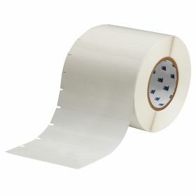 Rouleau de 1000 étiquettes THTTL transparant polyester 49 x 11 mm